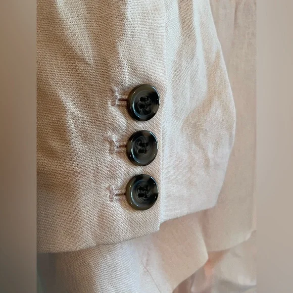 EUC Cato 3/4 Sleeve Linen Blend Women’s Blazer - Picture 3 of 7